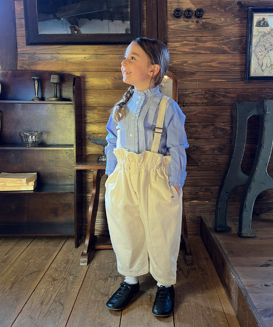 <FITH> Suspender Curved Pants - Off White