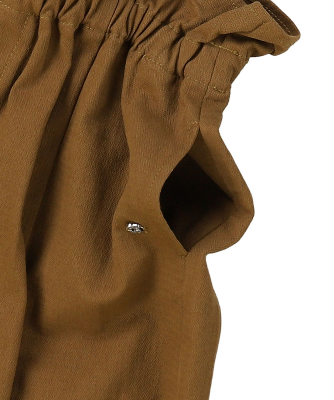 <FITH> Suspender Curved Pants - Beige