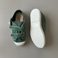 갤러리 뷰어로 이미지로드, <Cienta>Double strap velcro sneaker - SEAGREEN 78777
