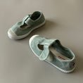 갤러리 뷰어로 이미지로드, <Cienta>T strap shoes - AQUA 77777
