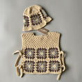 Gallery viewerに画像を読み込む, <YAARN>Woolen Vest ROWAN - GSQ Neutral（1-6Y）
