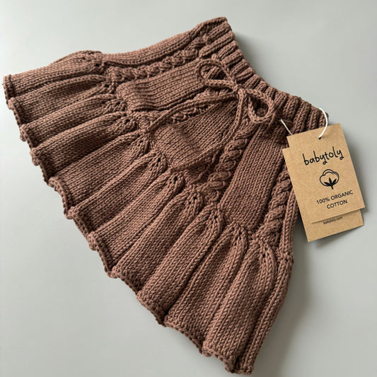 <Babytoly>Ivy skirt - WALNUT