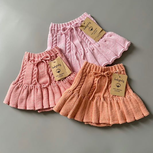 <Babytoly>Ivy skirt - PAPAYA