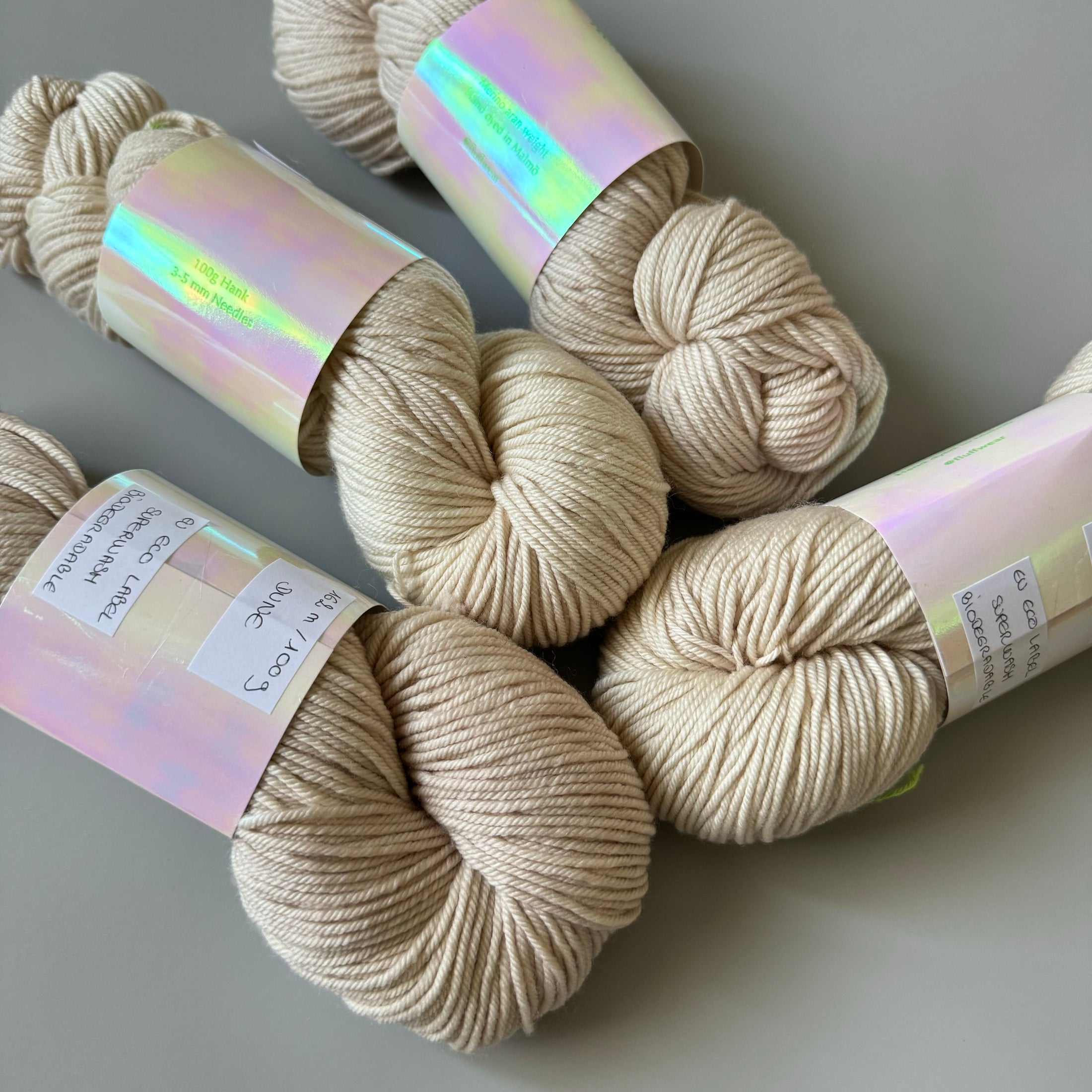 <FLUFFWEAR>SUPER WASH MERINO WOOL YARN - DUNE