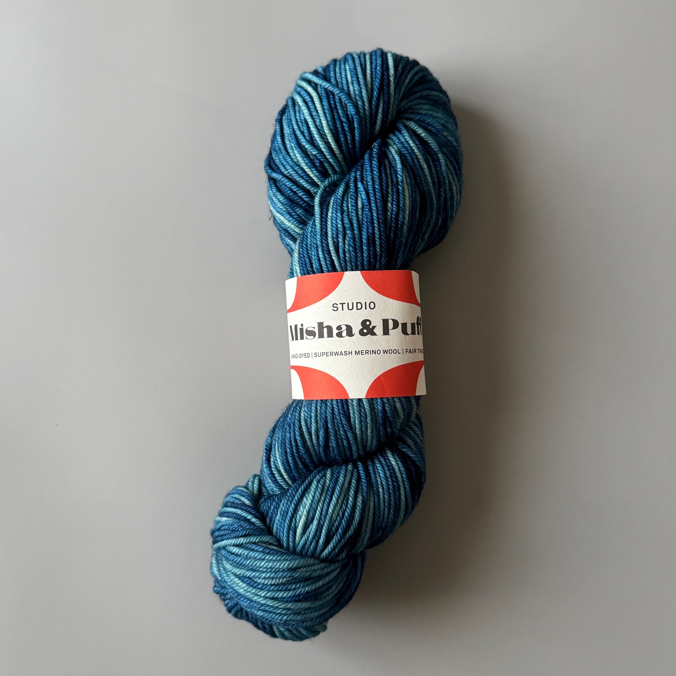 Studio Misha &amp; Puff - RWS Yarn Skein - Ocean space dye