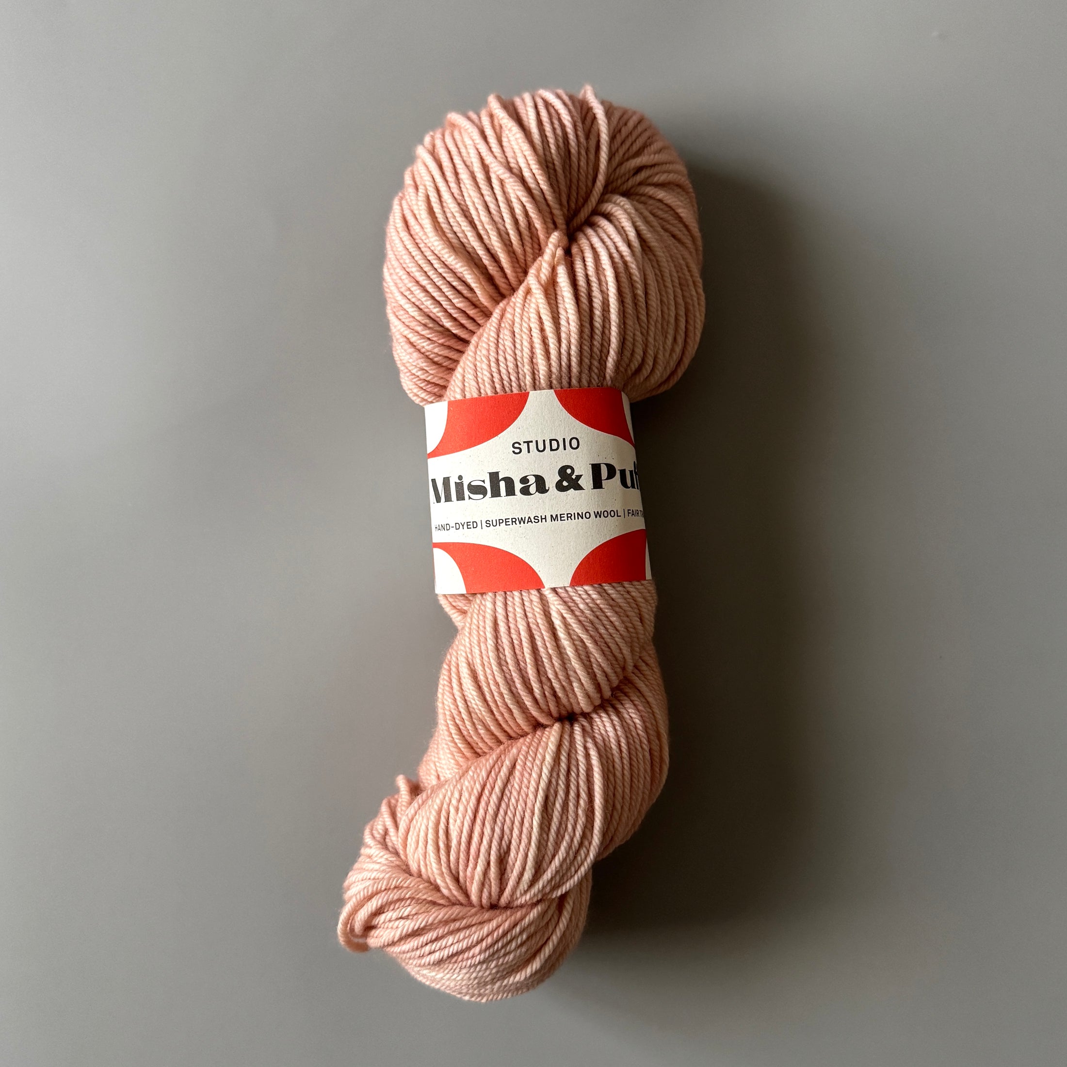 <STUDIO MISHA&PUFF>RWS Yarn Skein - Faded rose