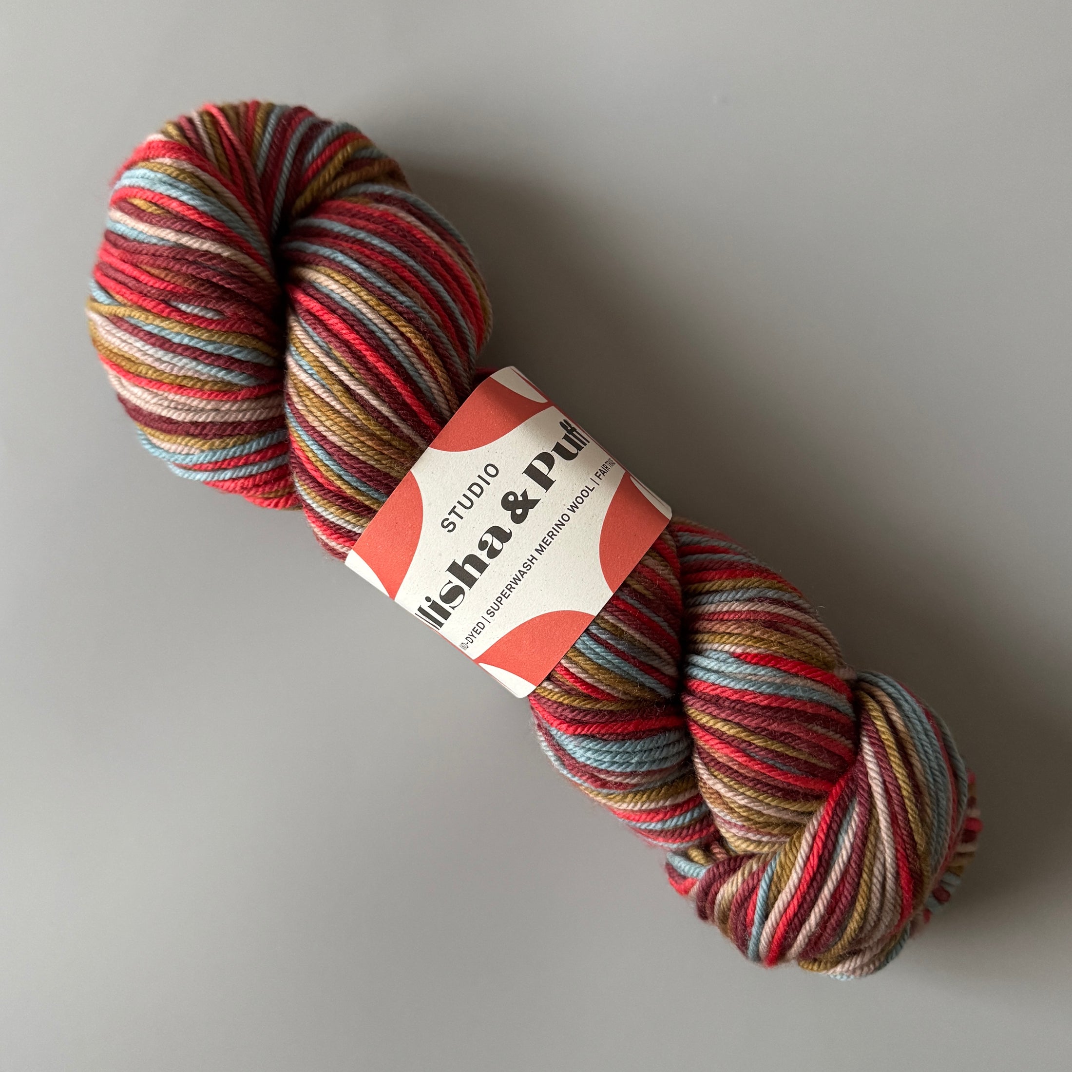 <STUDIO MISHA&PUFF>RWS Yarn Skein - Cider space dye