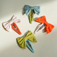 Gallery viewerに画像を読み込む, <GRECH&CO.> FABLE BOW CLIPS - CHARTREUSE, SKY BLUE
