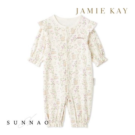 <JAMIE KAY> New born 2way romper - IVORY　
