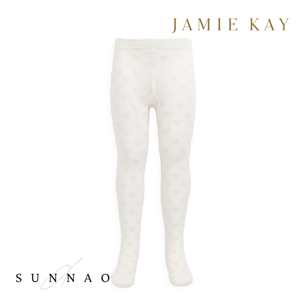 <JAMIE KAY> tight  - Norah Heart Jacquard - OFF WHITE