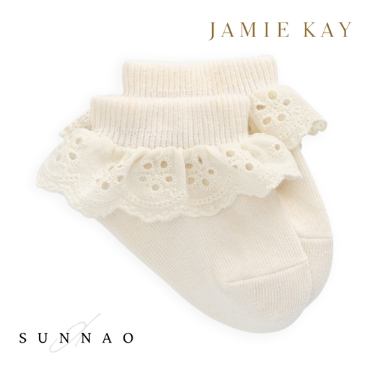 <JAMIE KAY> Racy uncle socks - Vanilla - OFF WHITE