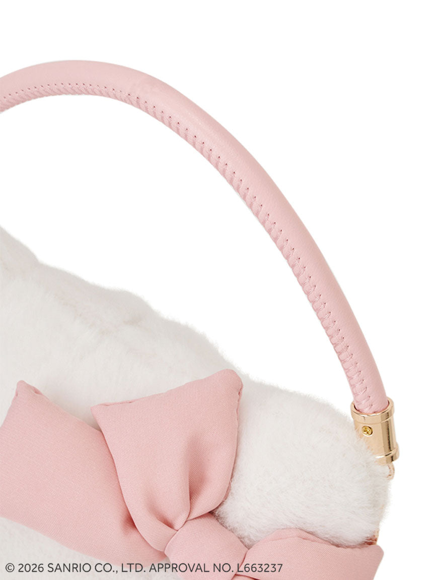 <JAMIE KAY> HELLO KITTY fluffy purse