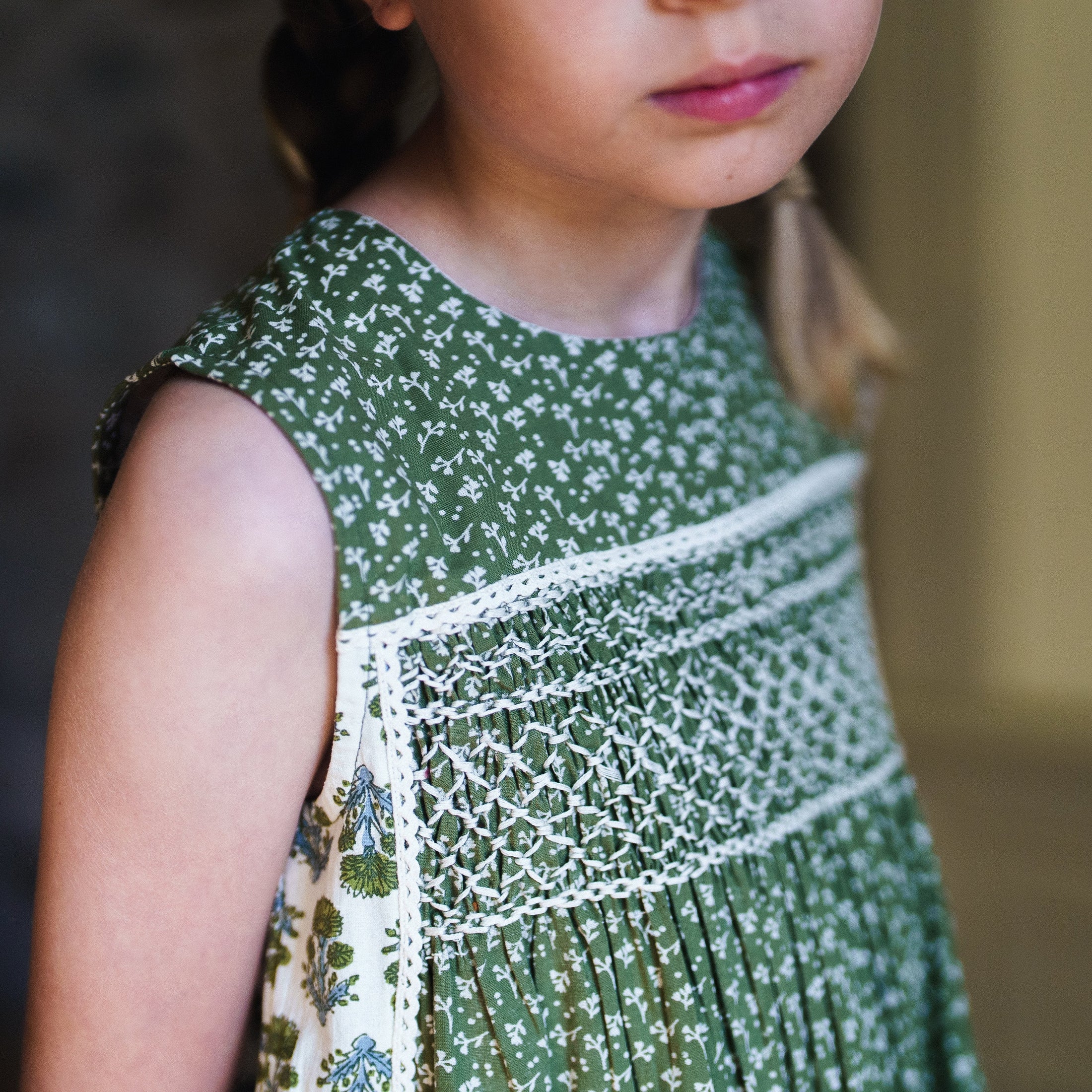 【送料無料】<Little Cotton Clothes> Evie Dress Hawthorn Floral（2-6Y）