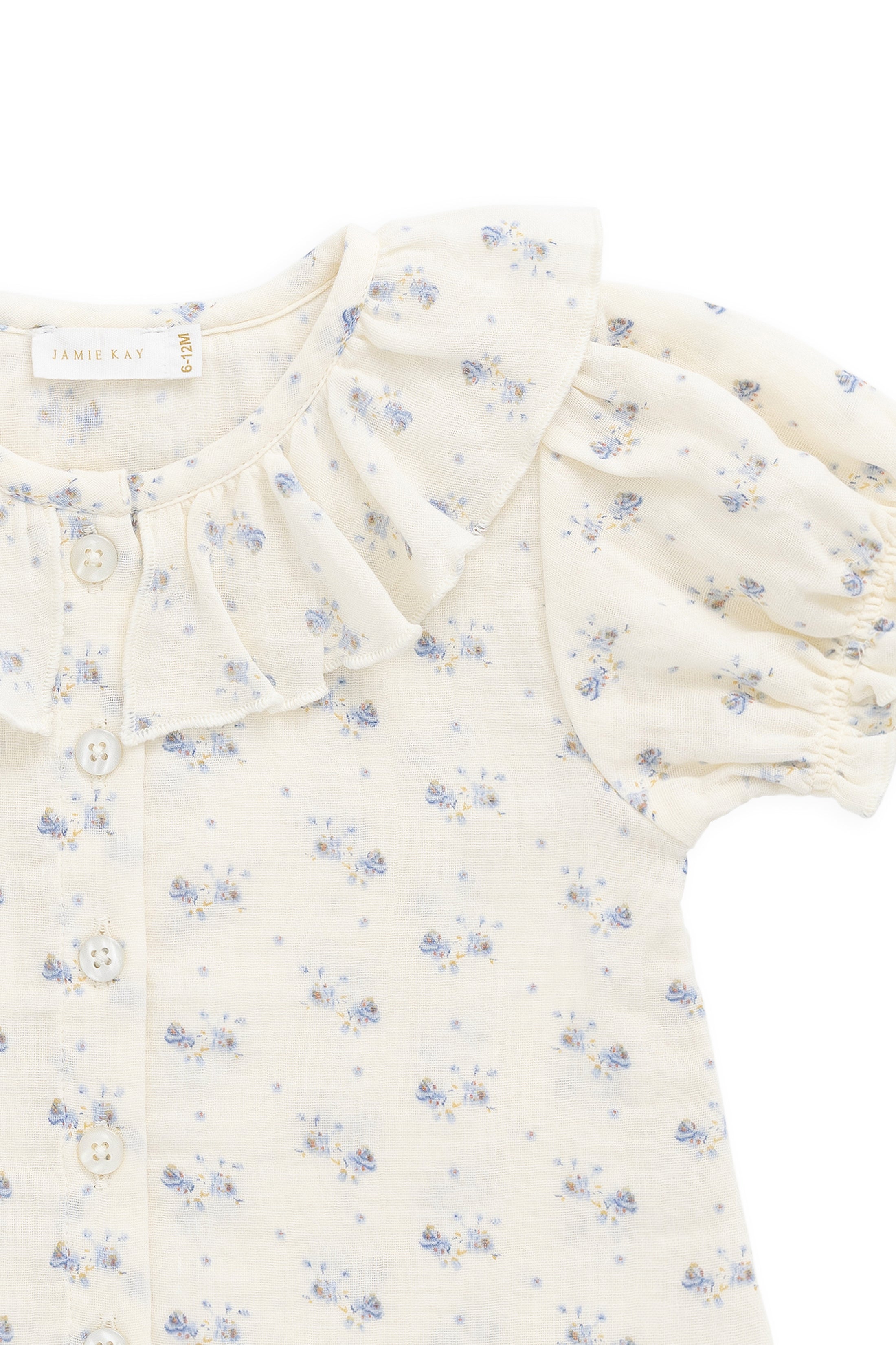 <JAMIE KAY> Muslin blouse Molly Blue - OFF WHITE