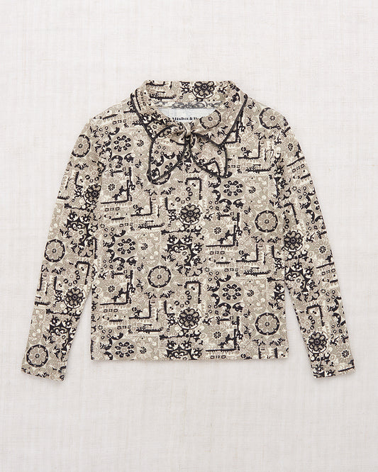 <Misha&Puff>Junior scout top - Seal Gray Medallion（2-10Y）