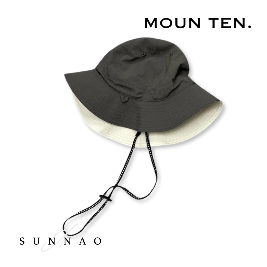 【即納】<Moun ten.>Reversible adventure hat - charcoal