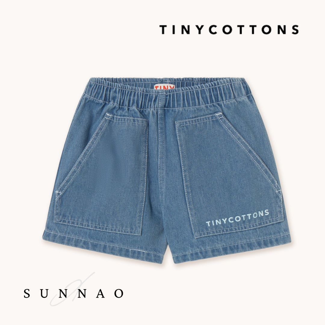 <TINYCOTTONS> GRAPHIC DENIM SHORT（2-8Y）