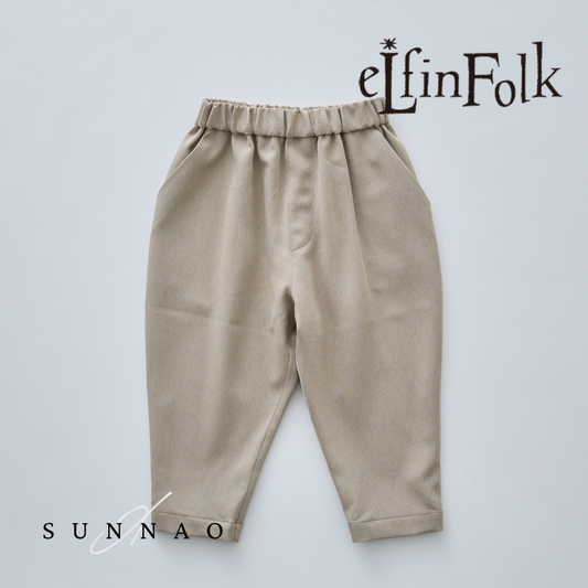 <eLfinFolk>Herringbone Sarouel Pants（95-125）