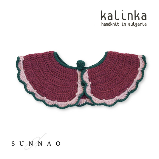 <Kalinka>Peony Collar - Plum