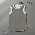 Gallery viewerに画像を読み込む, <Moun ten.>bicolor waffle tanktop - ECRU/CHARCOAL（95-140）
