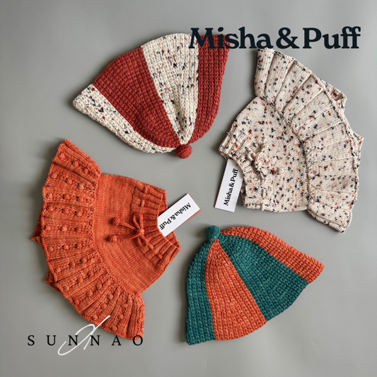 <Misha&Puff>Crochet Tulip Hat - Claystone(12M-8Y)