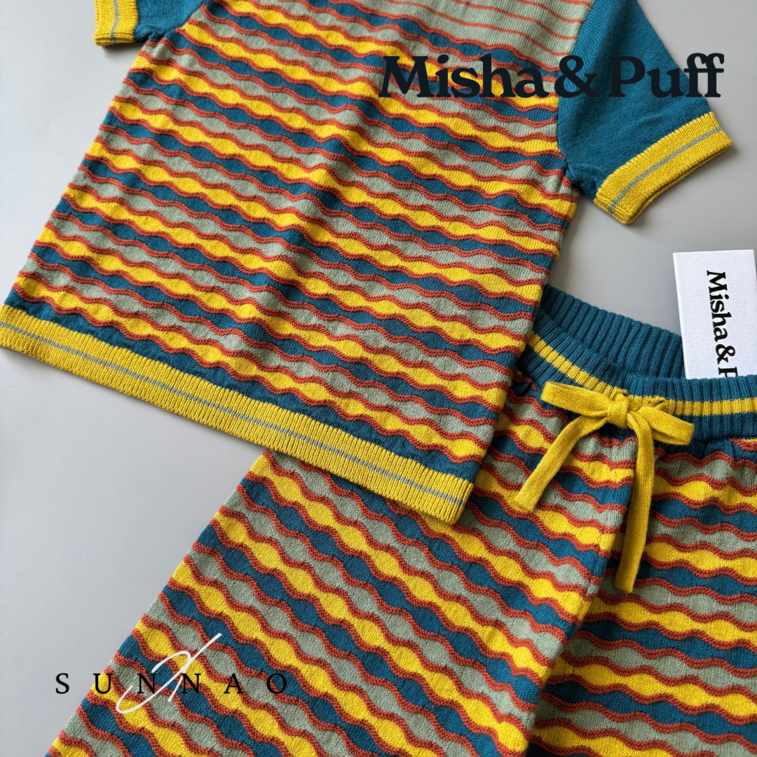 <Misha&Puff>Merengue Yves Jogger - Prussian Blue（2-6Y）