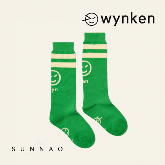 <Wynken>BELA WYNKEN SOCKS - GREEN（4-6Y）