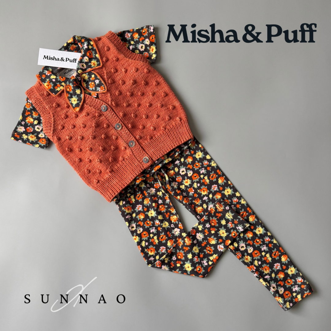 <Misha&Puff>Auggie Popcorn Vest - Gamberetto（2-6Y）