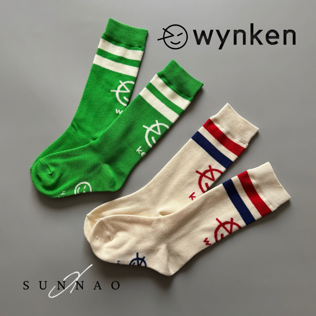 <Wynken>BELA WYNKEN SOCKS - GREEN（4-6Y）