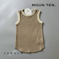 Gallery viewerに画像を読み込む, <Moun ten.>bicolor waffle tanktop - SAND/ECRU（95-140）
