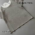 Gallery viewerに画像を読み込む, <Moun ten.>bicolor waffle T- ECRU/CHARCOAL（95-140）
