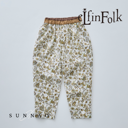 <eLfinFolk>Multi floral pants（95-125）