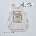 갤러리 뷰어로 이미지로드, <eLfinFolk>Chateau Emblem Tanktop（90-120）
