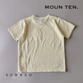 Gallery viewerに画像を読み込む, <Moun ten.>BT01-0110a Organic slub Tee - ECRU（80-95）
