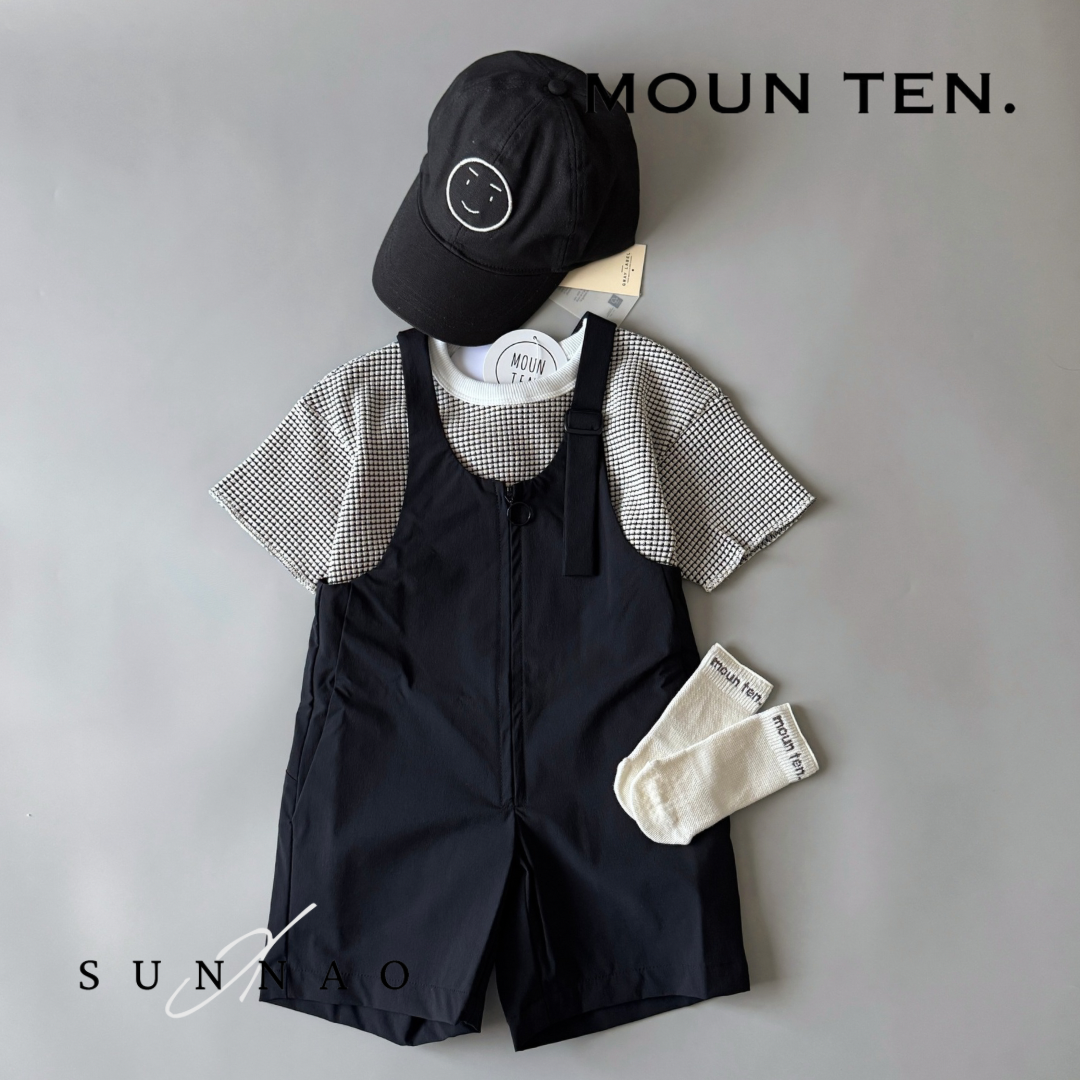 <Moun ten.>MP48-1733a Short Dungarees（95-140）