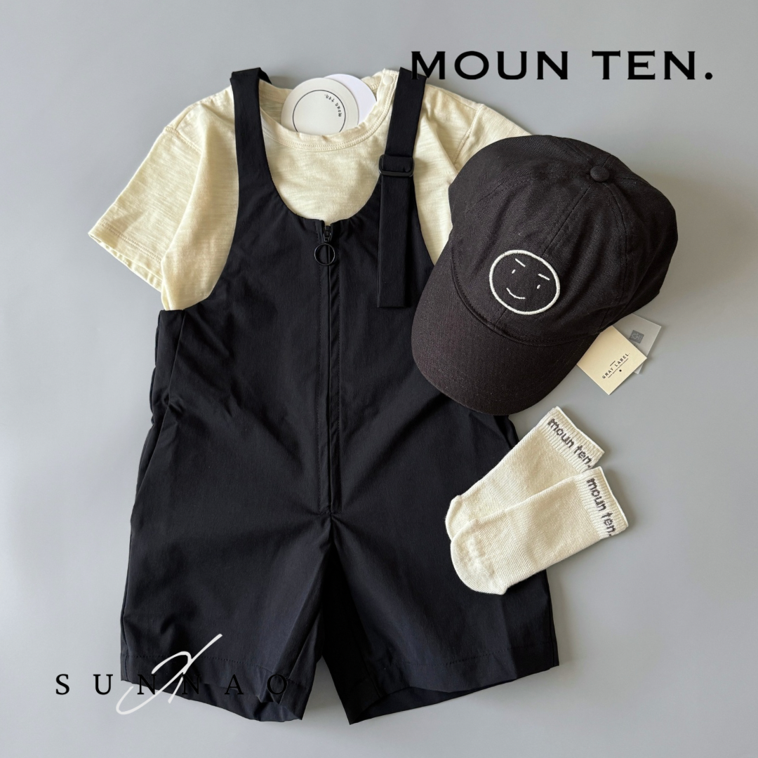 <Moun ten.>MP48-1733a Short Dungarees（95-140）