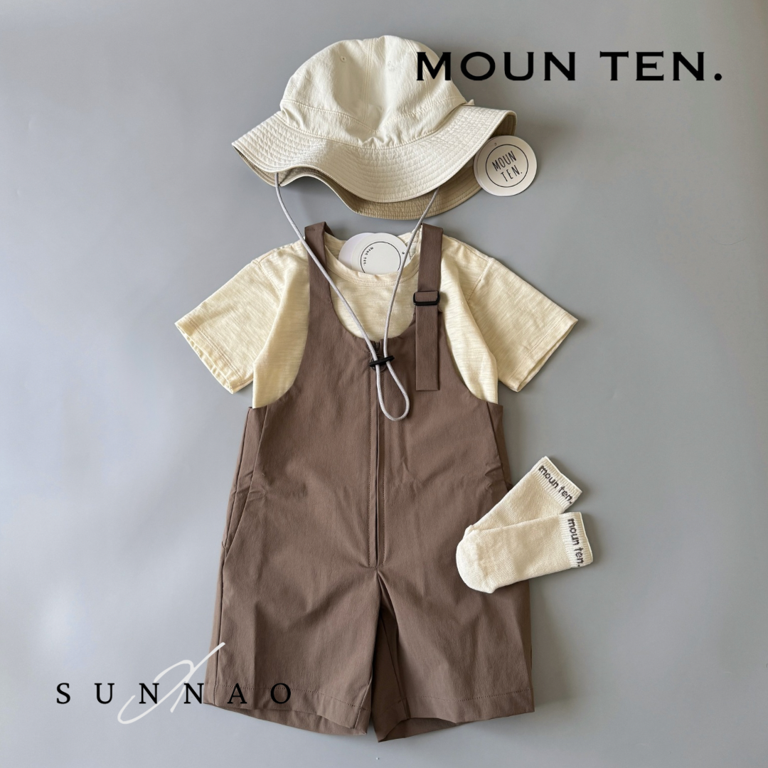 <Moun ten.>BT01-0110a Organic slub Tee - ECRU（80-95）