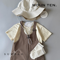 Gallery viewerに画像を読み込む, <Moun ten.>MP48-1733a Short Dungarees（95-140）
