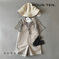 Gallery viewerに画像を読み込む, <Moun ten.>MP48-1733a Short Dungarees（95-140／大人用）
