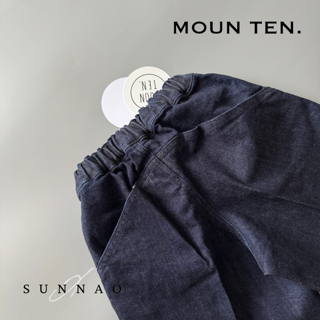 <Moun ten.>MP93-1724a wide midi jeans（110-140）