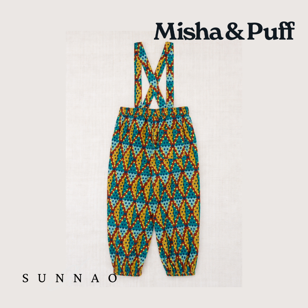 <Misha&Puff>Suspender Pant - Loch Harlequin（2-8Y）