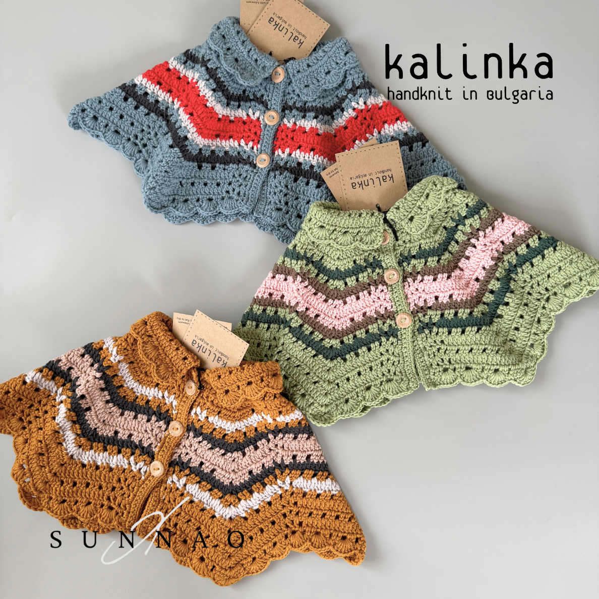 <Kalinka> Jill Pole Capelet - Caramel/Rose Quartz