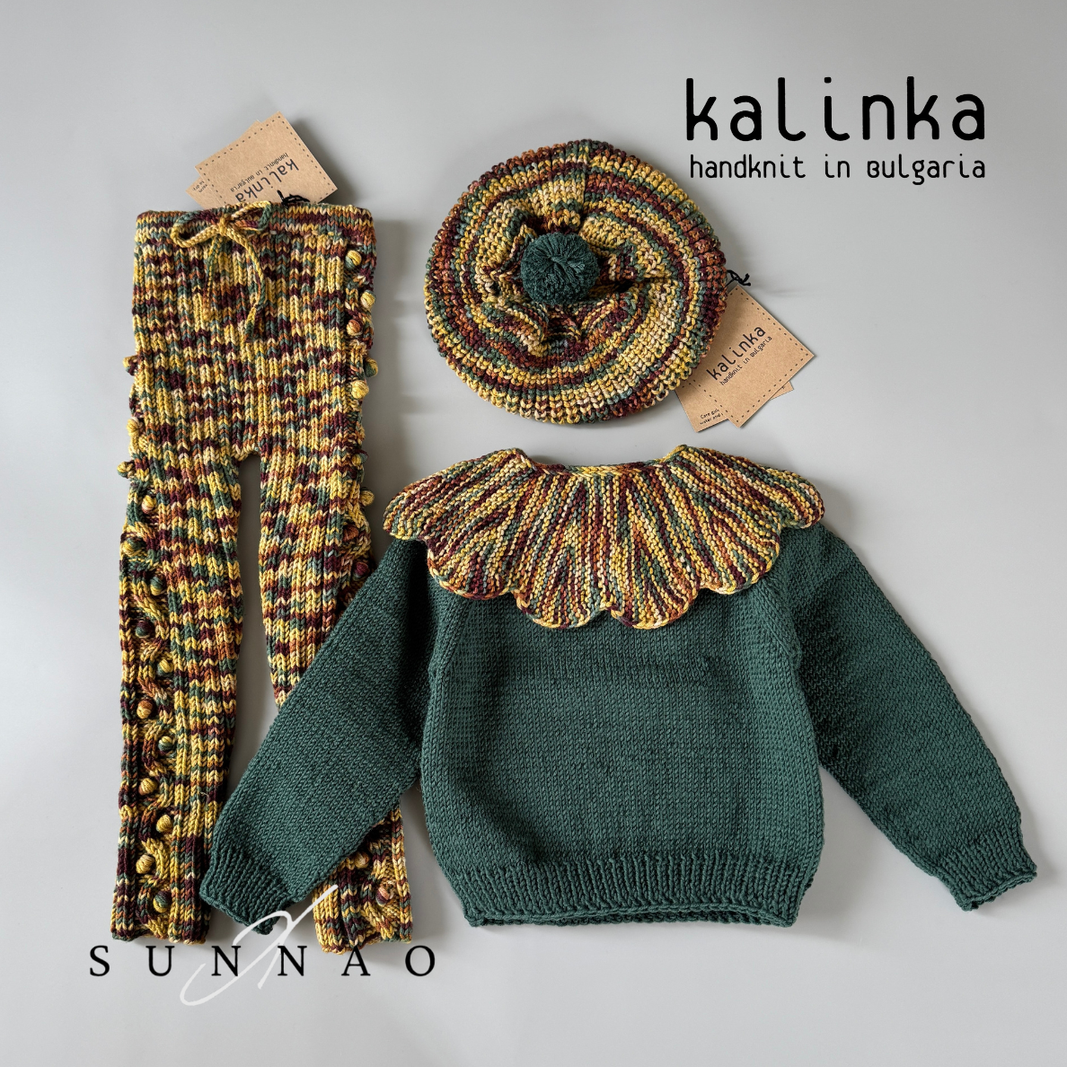 <Kalinka> Daisy Sweater - Pine