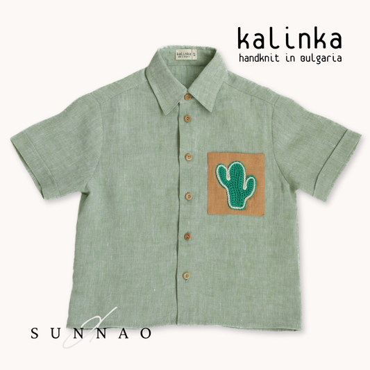 <Kalinka> Gibson Shirt - Sage　