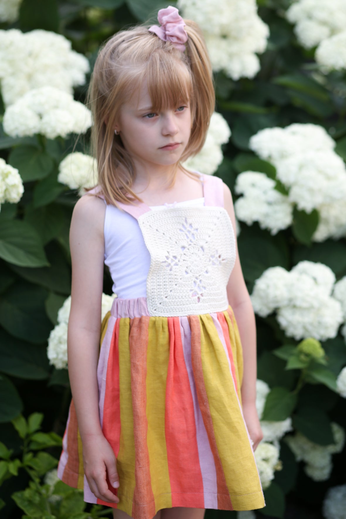 <Kalinka> Santana Pinafore - Milk/Papaya