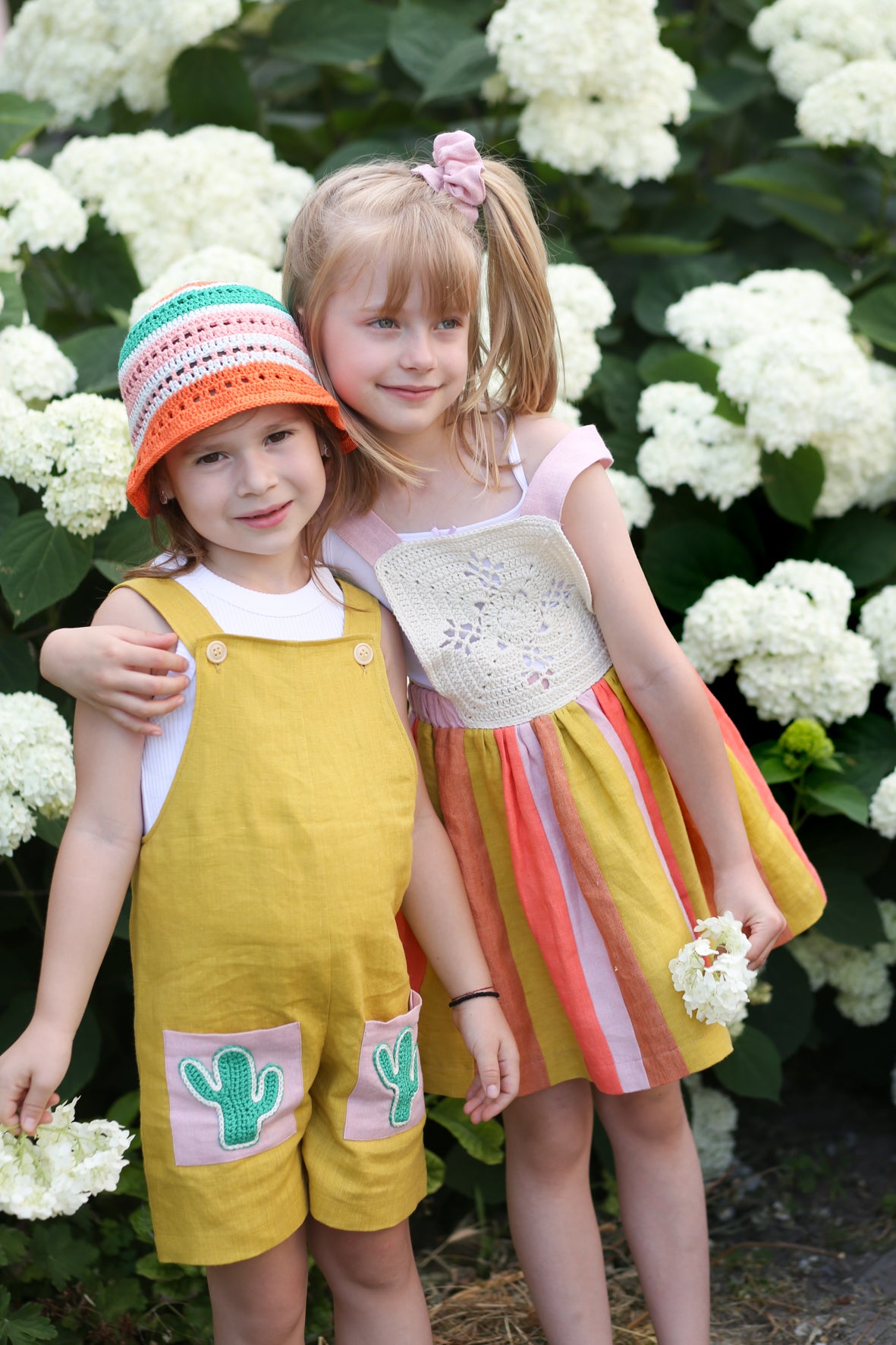 <Kalinka> Santana Pinafore - Milk/Papaya