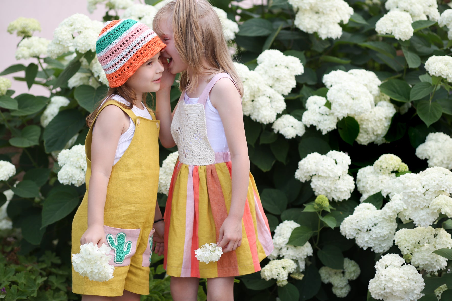 <Kalinka> Santana Pinafore - Milk/Papaya