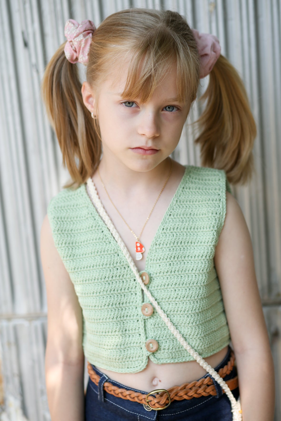 <Kalinka> Sahara Vest - Pistachio　