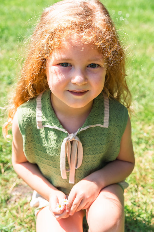 <Knit planet>FLORAL BLOUSE（2-8Y）