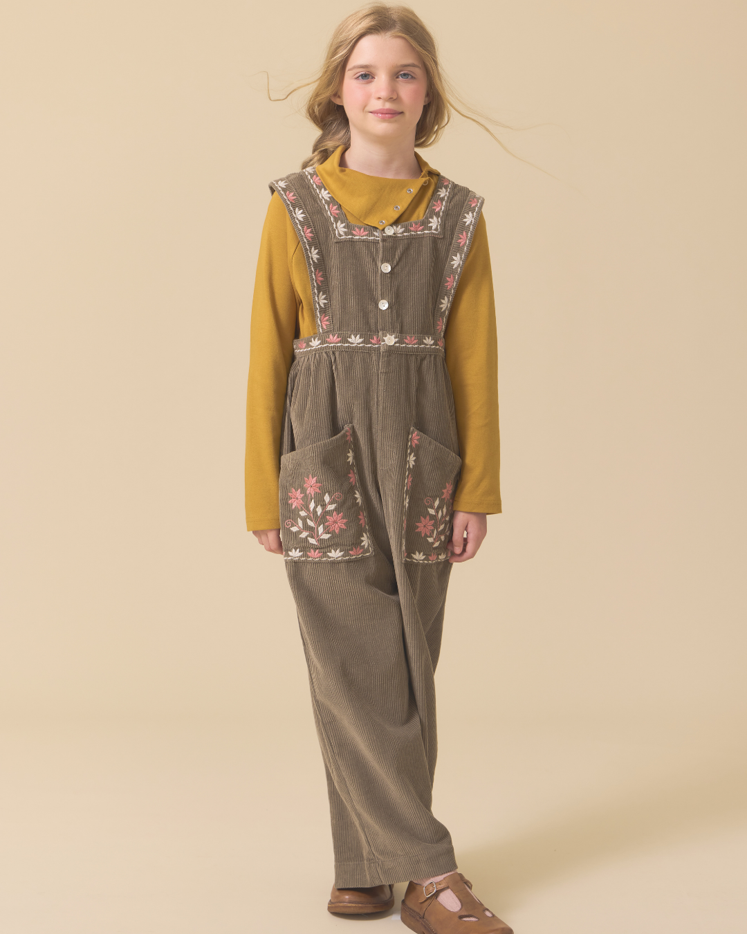 <Lali> Clara Romper in Cypress Corduroy　